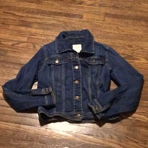 Cherokee Dark Wash Classic Women's Jean Denim Jacket Size 14-16 XL/TG